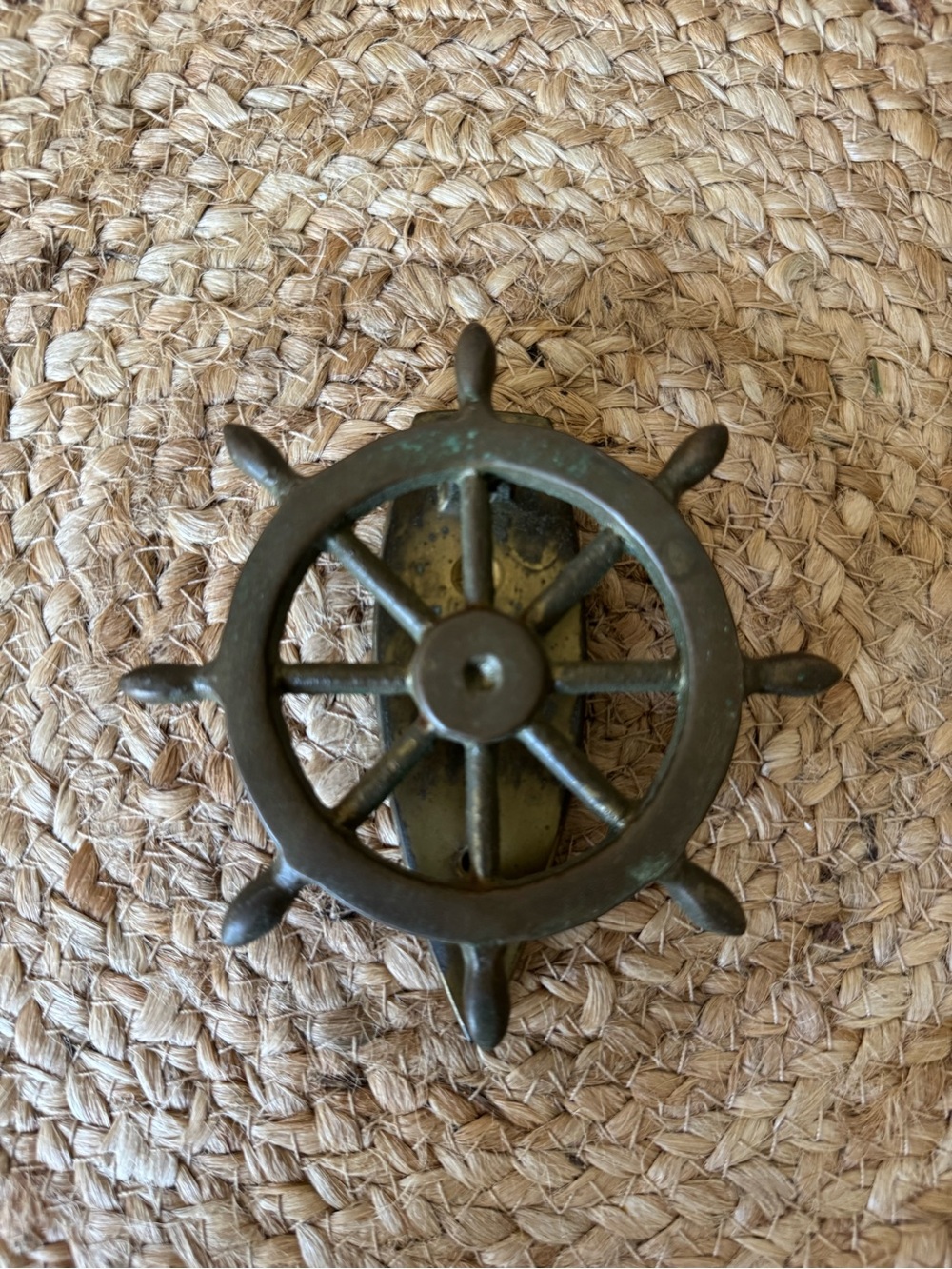 Vintage Nautical Ship Wheel Door Knocker